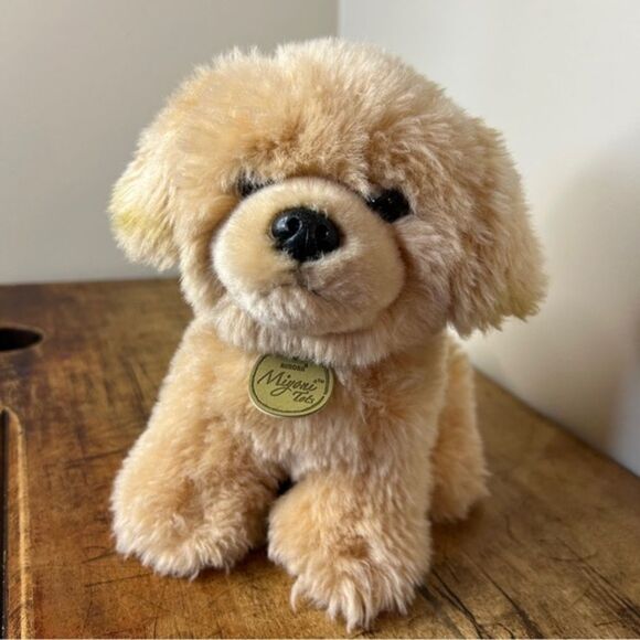 Miyoni by Aurora Stuffed Animal Plush Toy Golden Retriever Chow Puppy Dog 8" - Picture 1 of 10